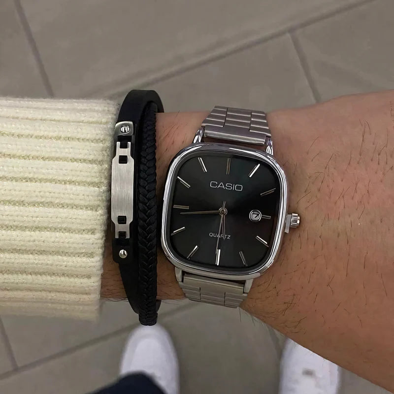 Relógio CASIO Euro Vintage 2024 36mm | + PORTA RELÓGIO DE BRINDE |